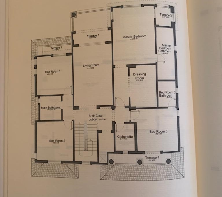 Floor Plan - Jewar 6 October Compound IWAN Developments