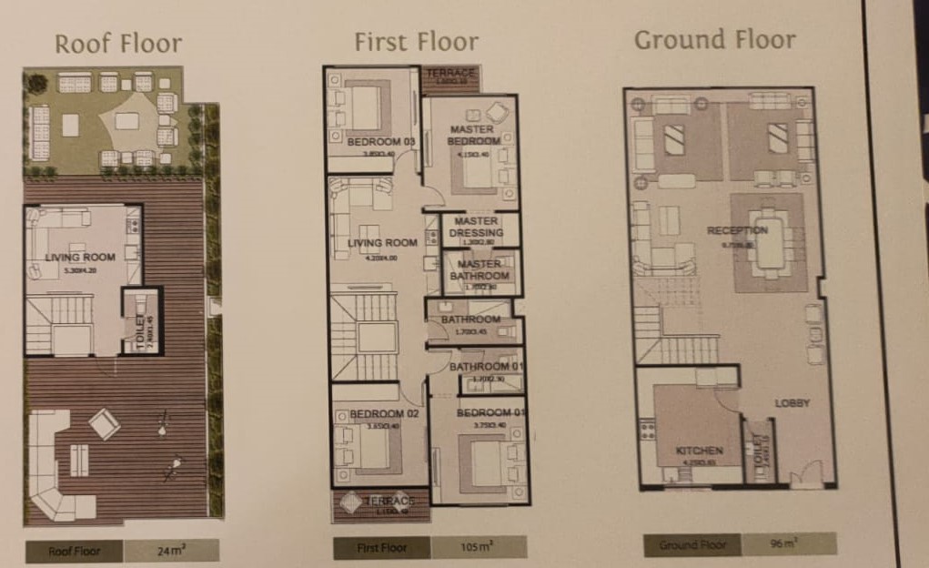 Floor Plan - Azzar 2 New Cairo Compound Reedy Group