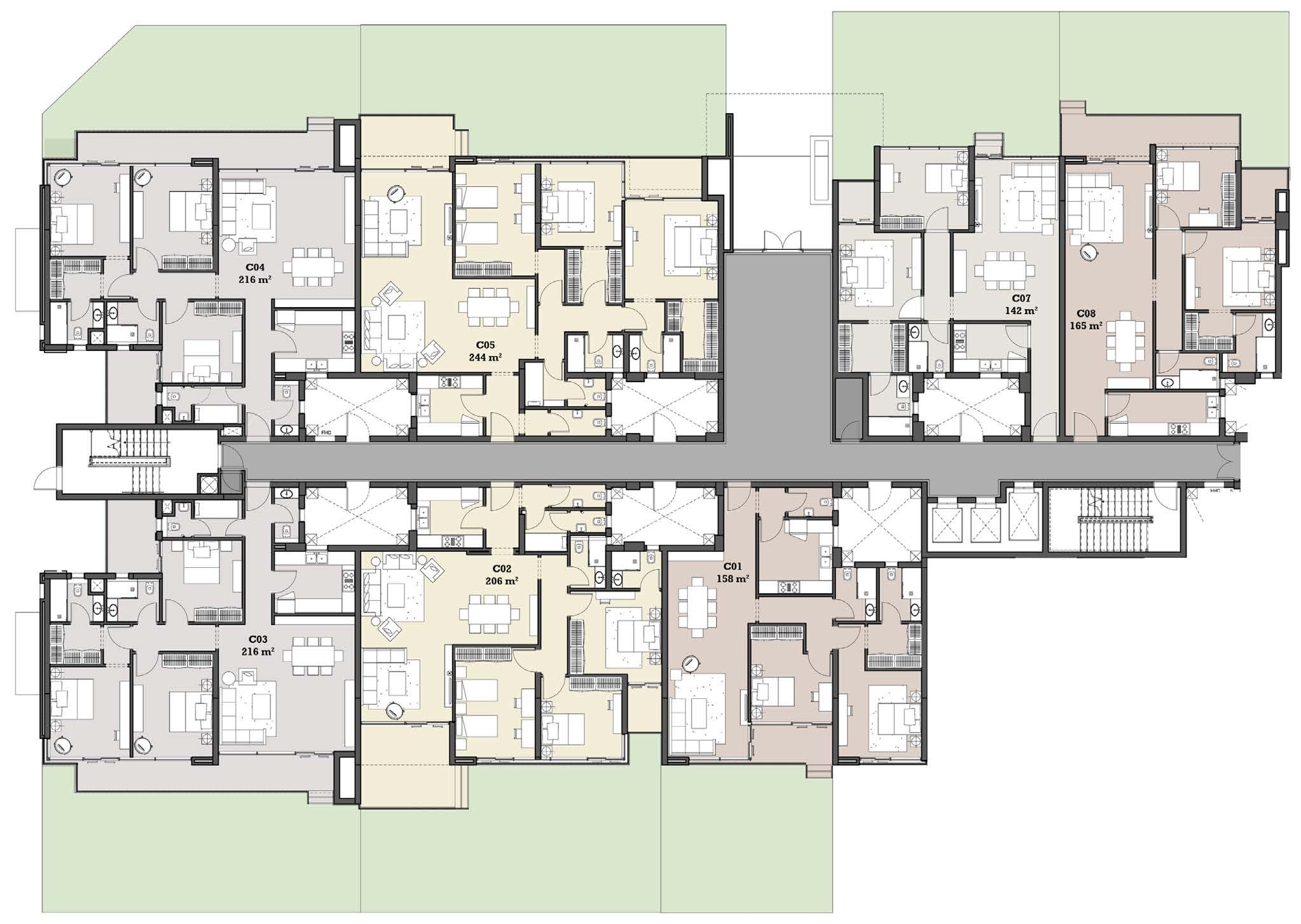 Floor Plan - Waterway the View New Cairo Compound