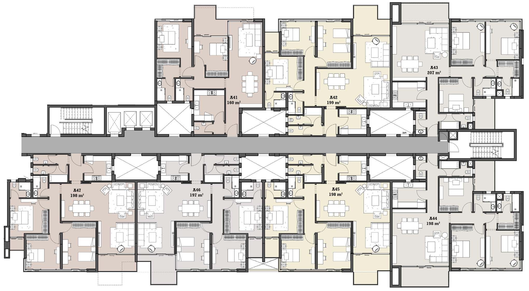 Floor Plan - Waterway the View New Cairo Compound