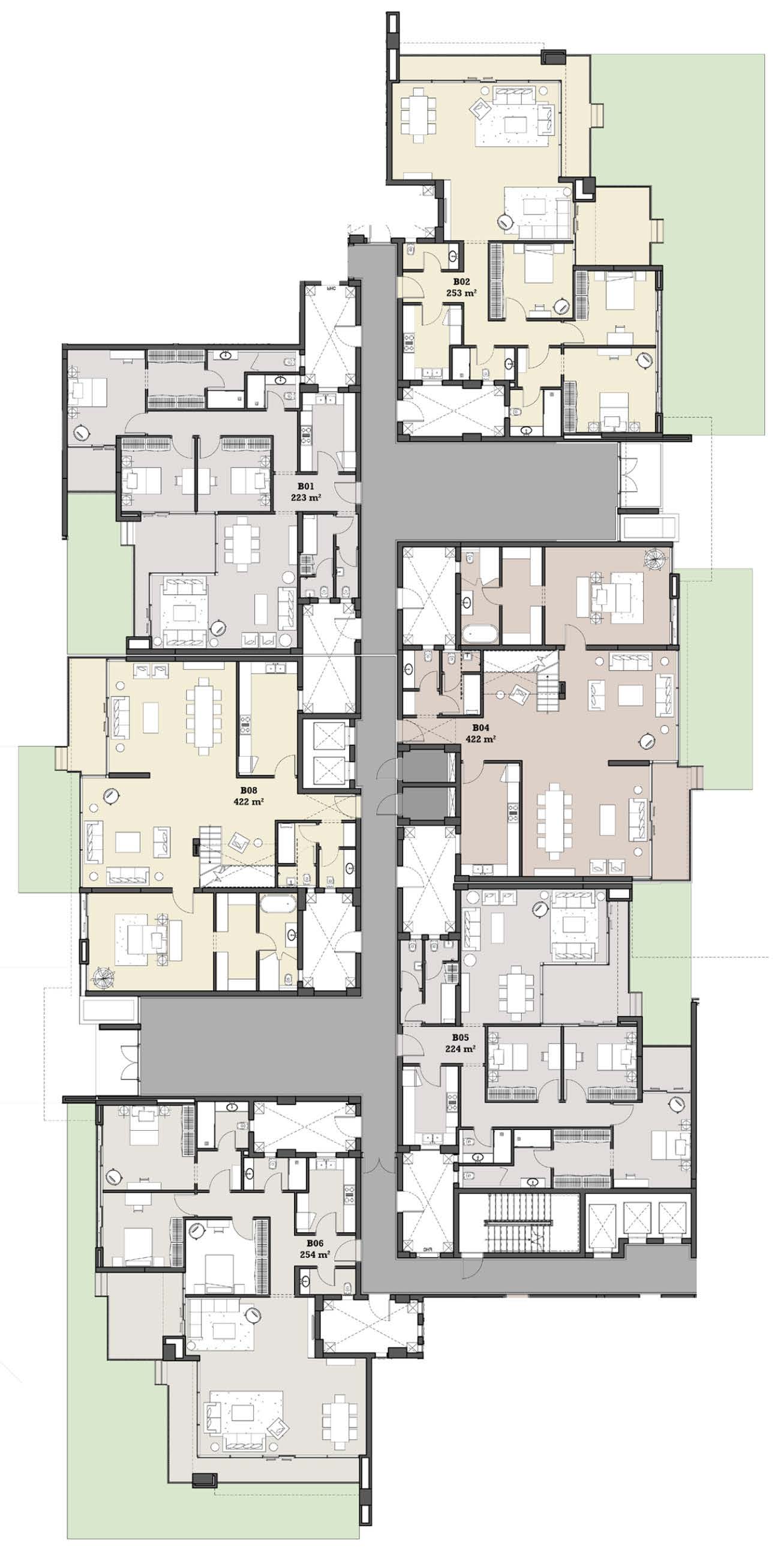Floor Plan - Waterway the View New Cairo Compound