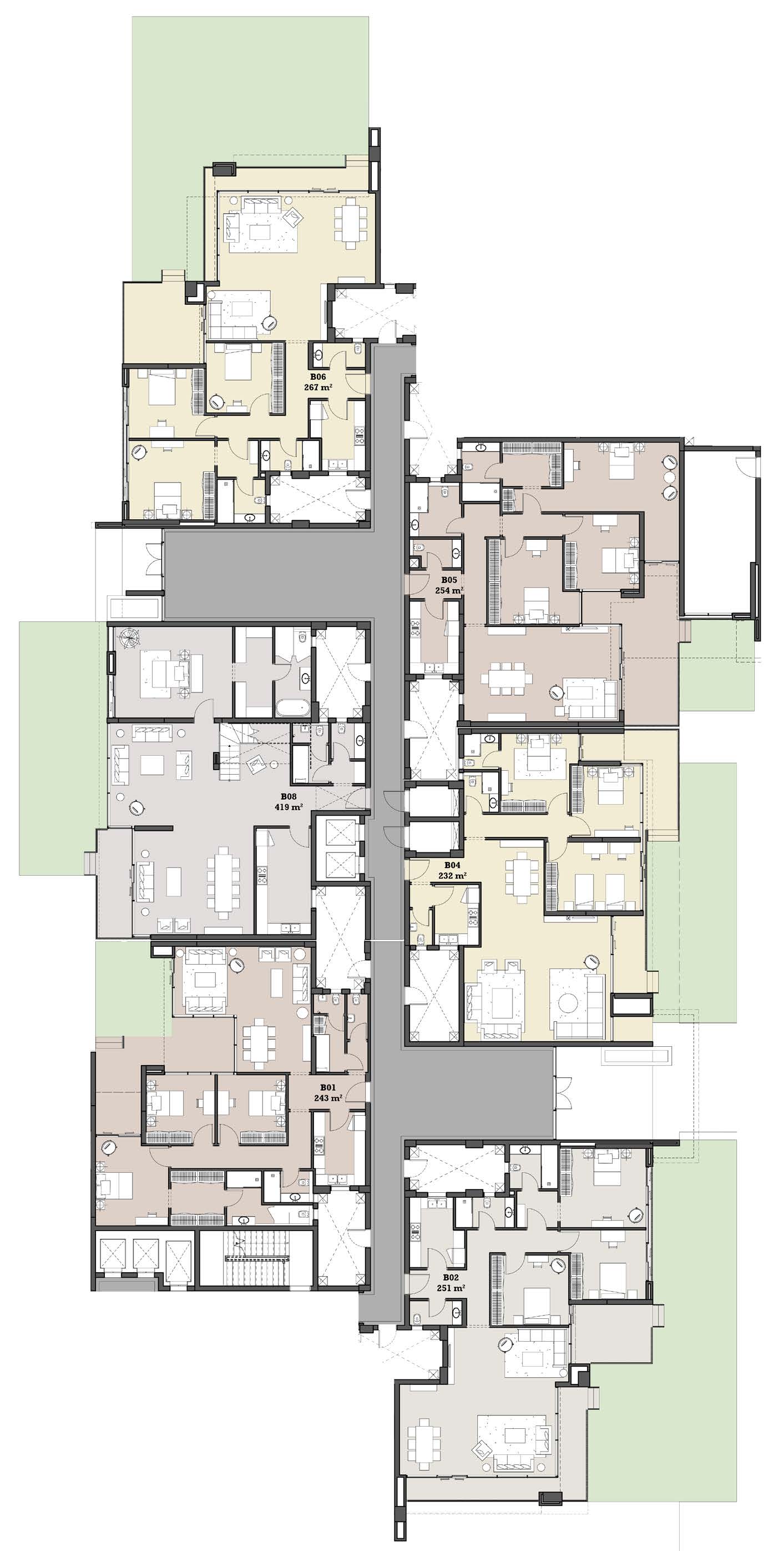 Floor Plan - Waterway the View New Cairo Compound