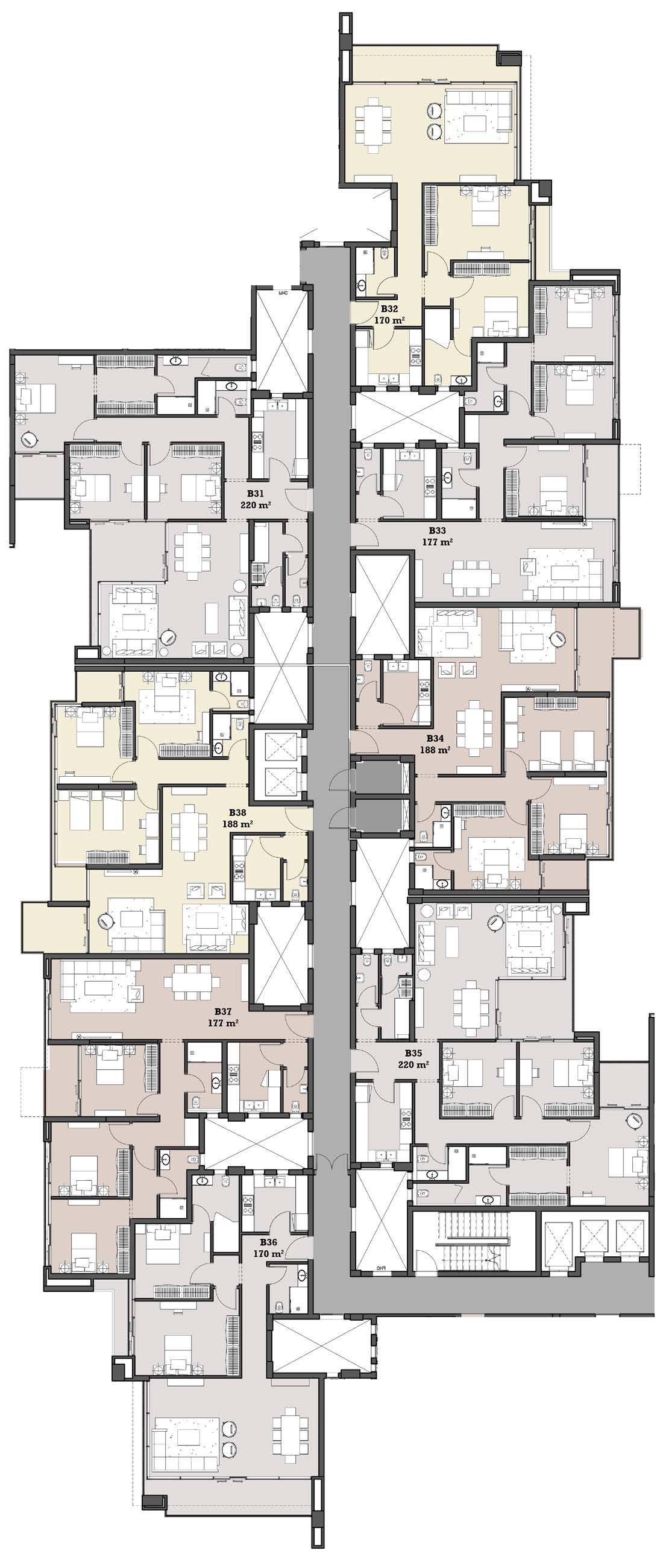 Floor Plan - Waterway the View New Cairo Compound