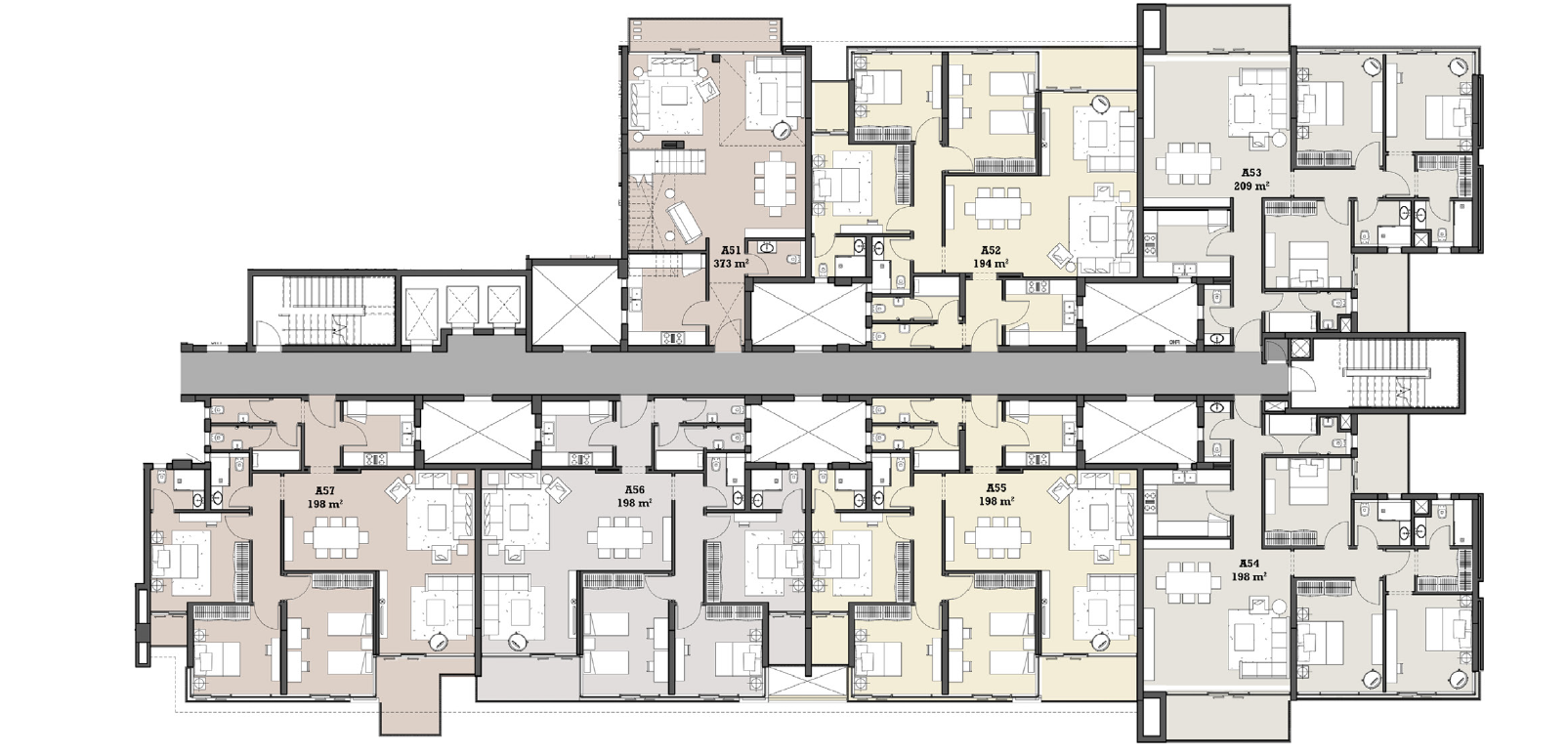 Floor Plan - Waterway the View New Cairo Compound