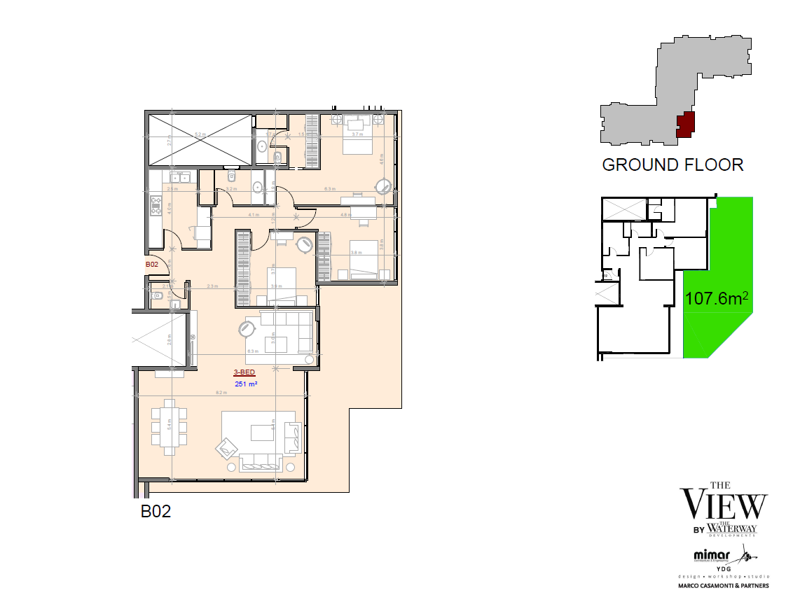 Floor Plan - كمبوند واتر واي ذا فيو القاهرة الجديدة  - Waterway the View New Cairo Compound