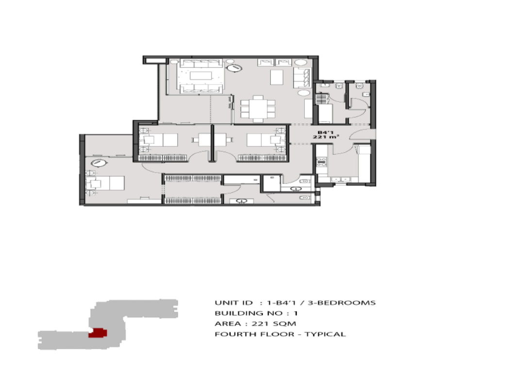 Floor Plan - كمبوند واتر واي ذا فيو القاهرة الجديدة  - Waterway the View New Cairo Compound