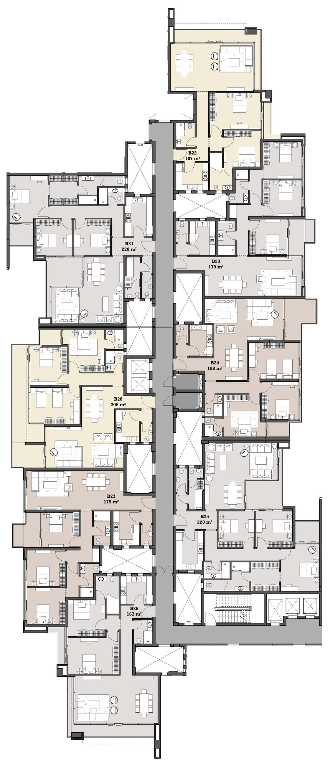Floor Plan - كمبوند واتر واي ذا فيو القاهرة الجديدة  - Waterway the View New Cairo Compound