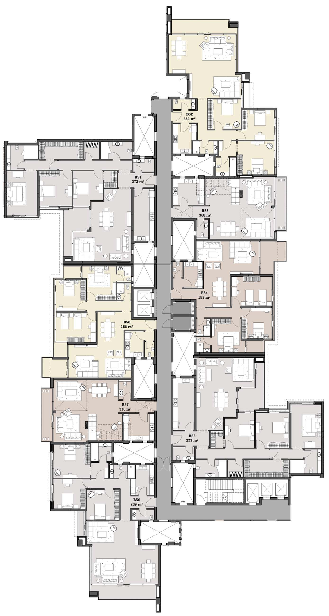 Floor Plan - كمبوند واتر واي ذا فيو القاهرة الجديدة  - Waterway the View New Cairo Compound