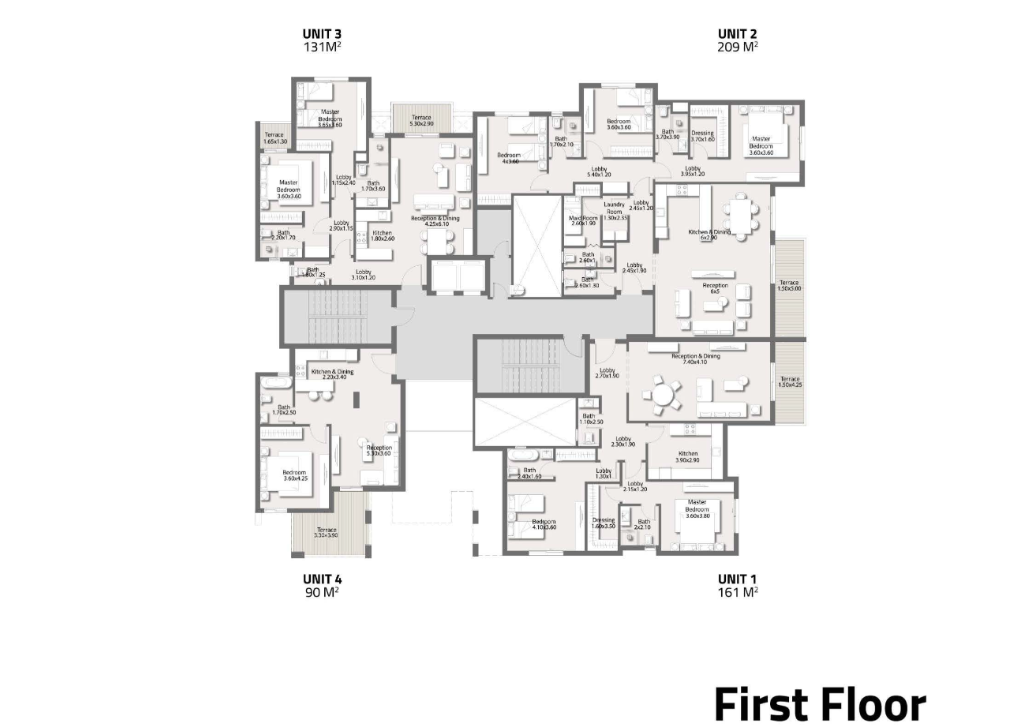 Floor Plan - Stei8ht New Cairo Compound Land Mark Sabbour Development