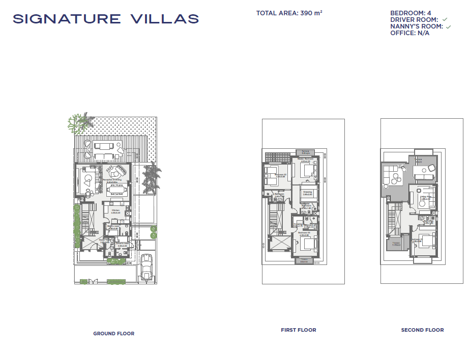 Floor Plan - Stei8ht New Cairo Compound Land Mark Sabbour Development