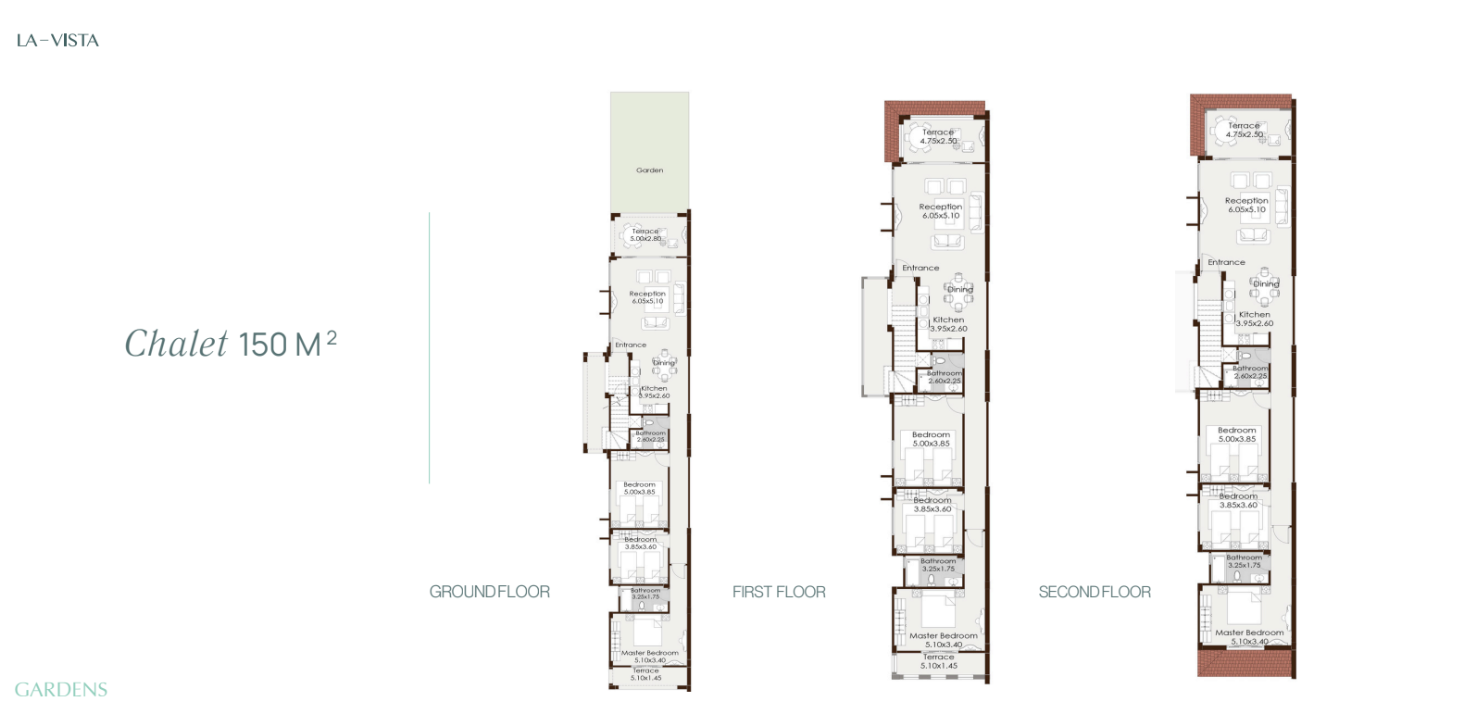 Floor Plan - لافيستا جاردنز العين السخنه - La Vista Gardens Ain Sokhna