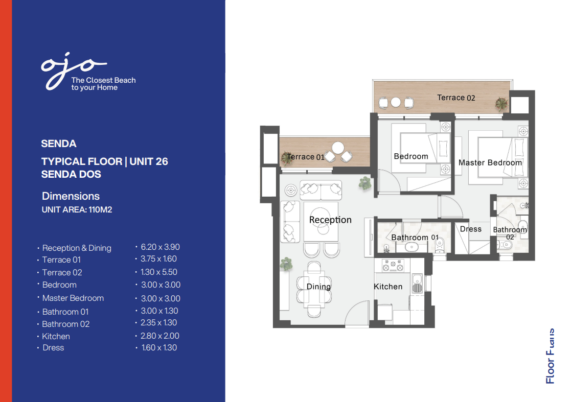 Floor Plan - قرية مورانو العين السخنة وادي دجلة العقارية - Murano Wadi Degla