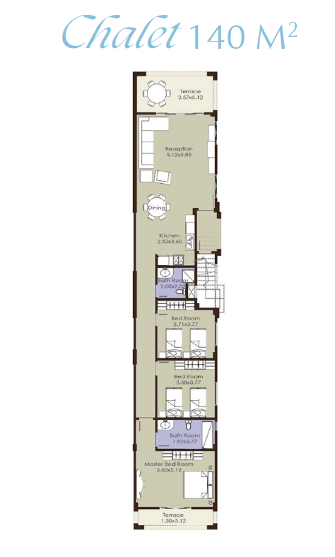 Floor Plan - لافيستا توباز العين السخنة - La Vista Topaz Ain Sokhna