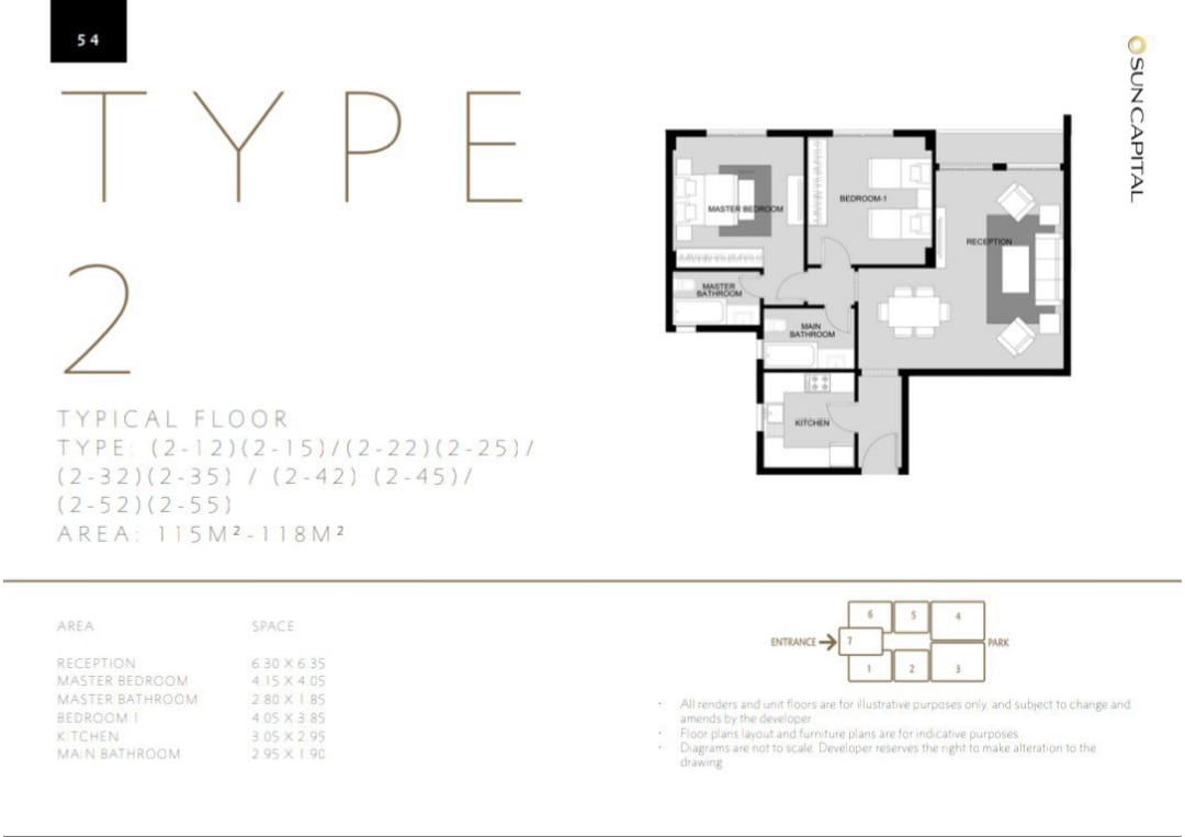 Floor Plan - صن كابيتال