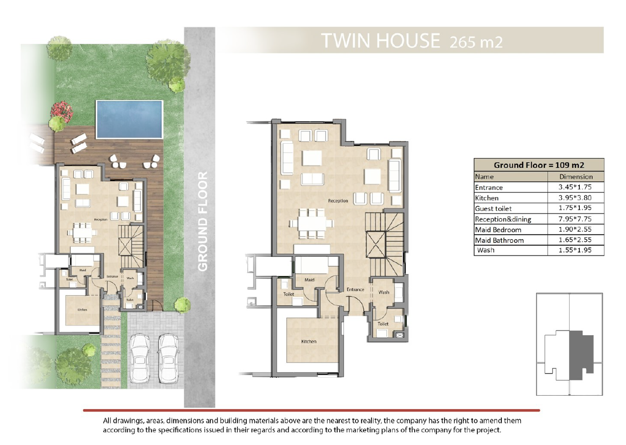 Floor Plan - كمبوند كيفا صبور 6 اكتوبر - Keeva 6 October Compound