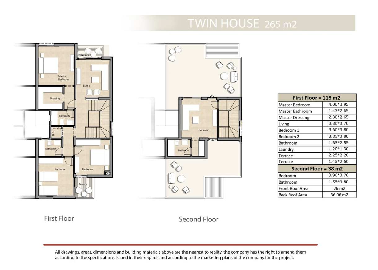 Floor Plan - كمبوند كيفا صبور 6 اكتوبر - Keeva 6 October Compound