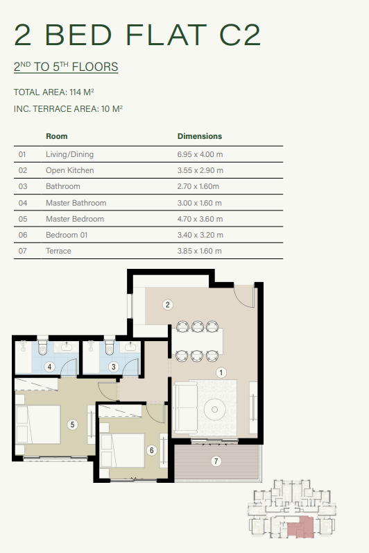 Floor Plan - ZED EAST New Cairo Compound Ora Developments