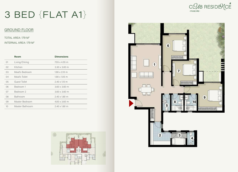 Floor Plan - ZED EAST New Cairo Compound Ora Developments