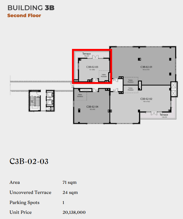 Floor Plan - District 5 Marakez New Cairo Compound
