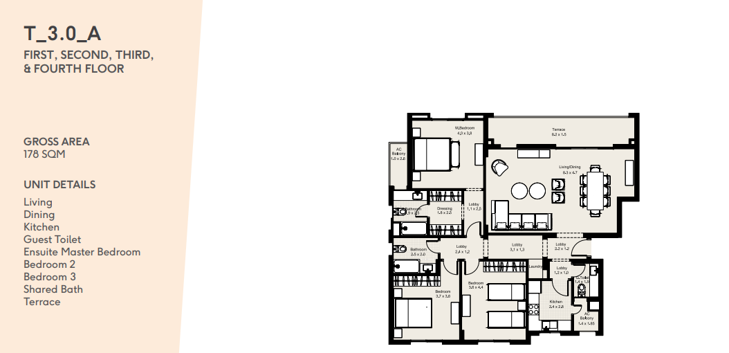 Floor Plan - District 5 Marakez New Cairo Compound
