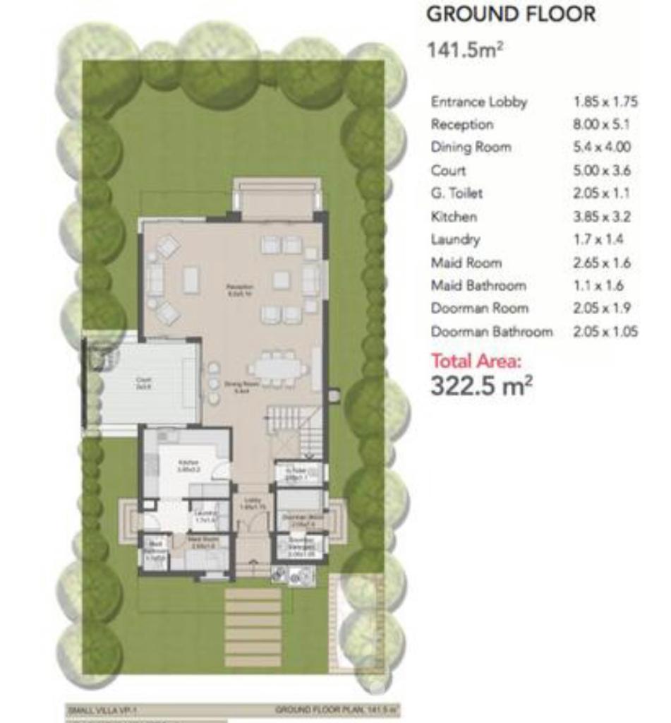 Floor Plan - كمبوند اتريو الشيخ زايد إيوان العقارية - Atrio Sheikh Zayed Compound