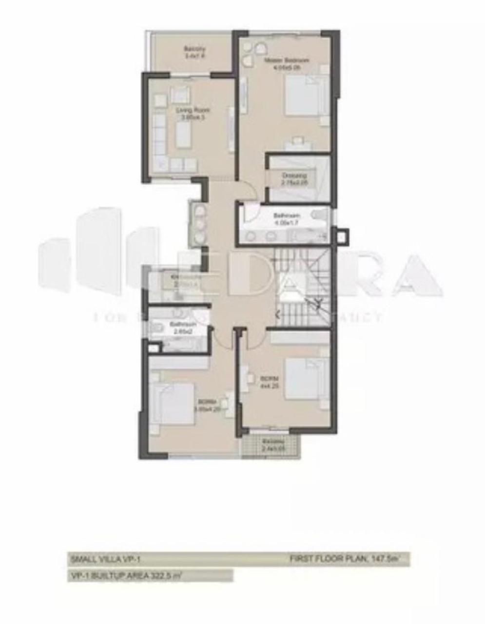 Floor Plan - كمبوند اتريو الشيخ زايد إيوان العقارية - Atrio Sheikh Zayed Compound