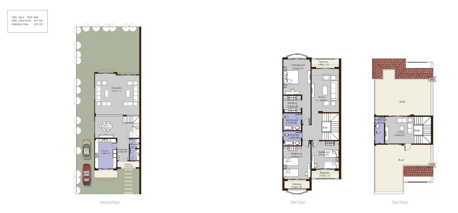 Floor Plan - El Patio Prime El Shorouk Compound La Vista Developments