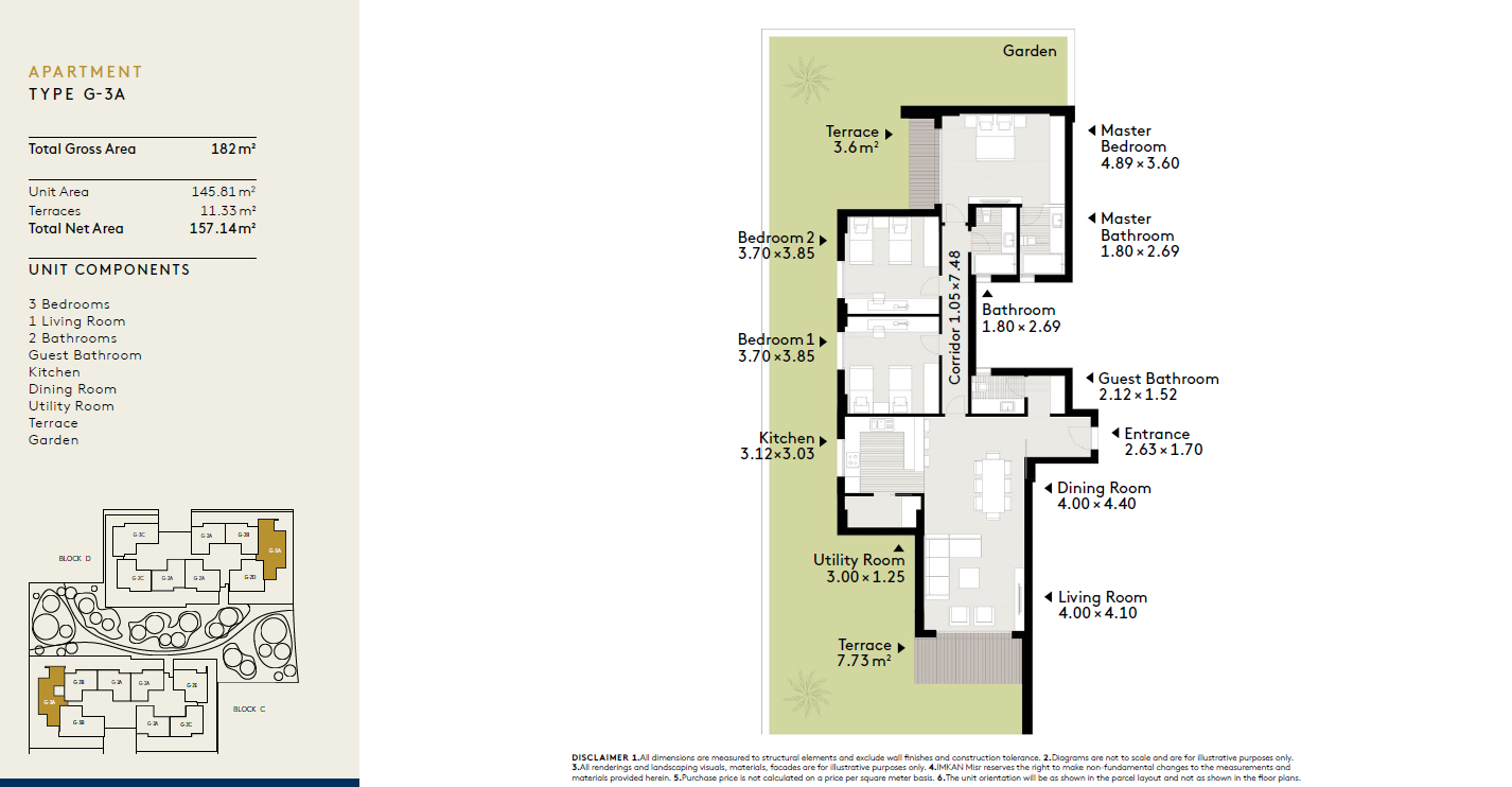 Floor Plan - كمبوند البروج الشروق كابيتال جروب بروبرتيز - Al Brouj El Shorouk City