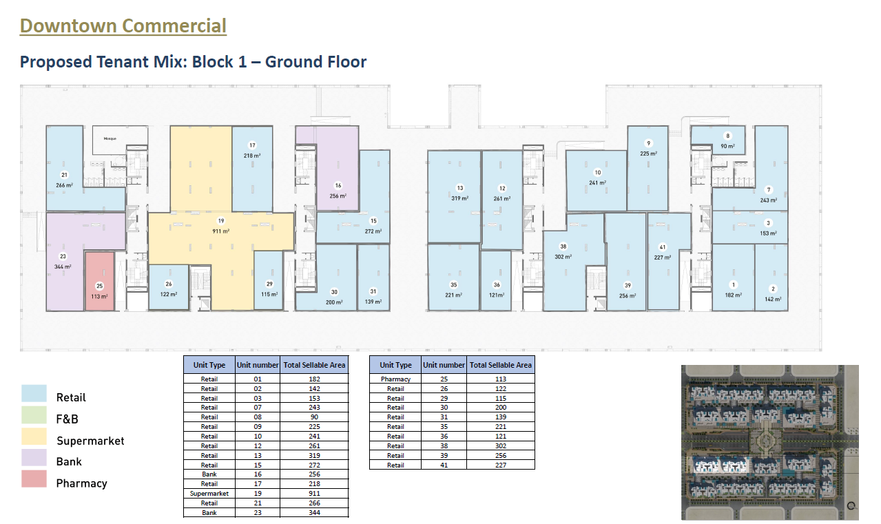 Downtown New Alamein floor plan