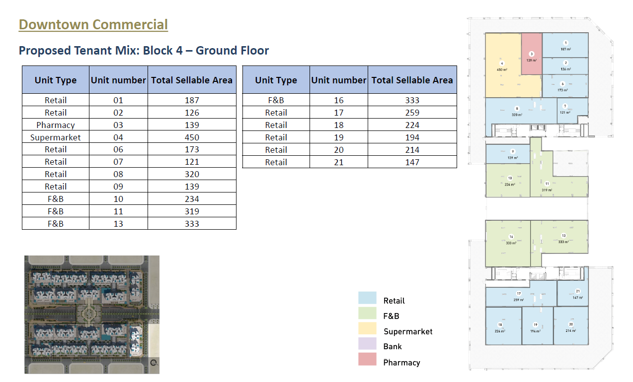 Downtown New Alamein floor plan