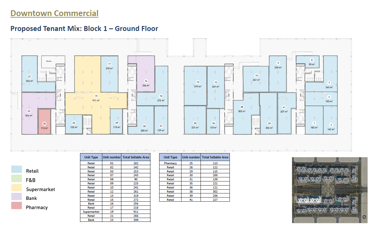 Downtown New Alamein floor plan