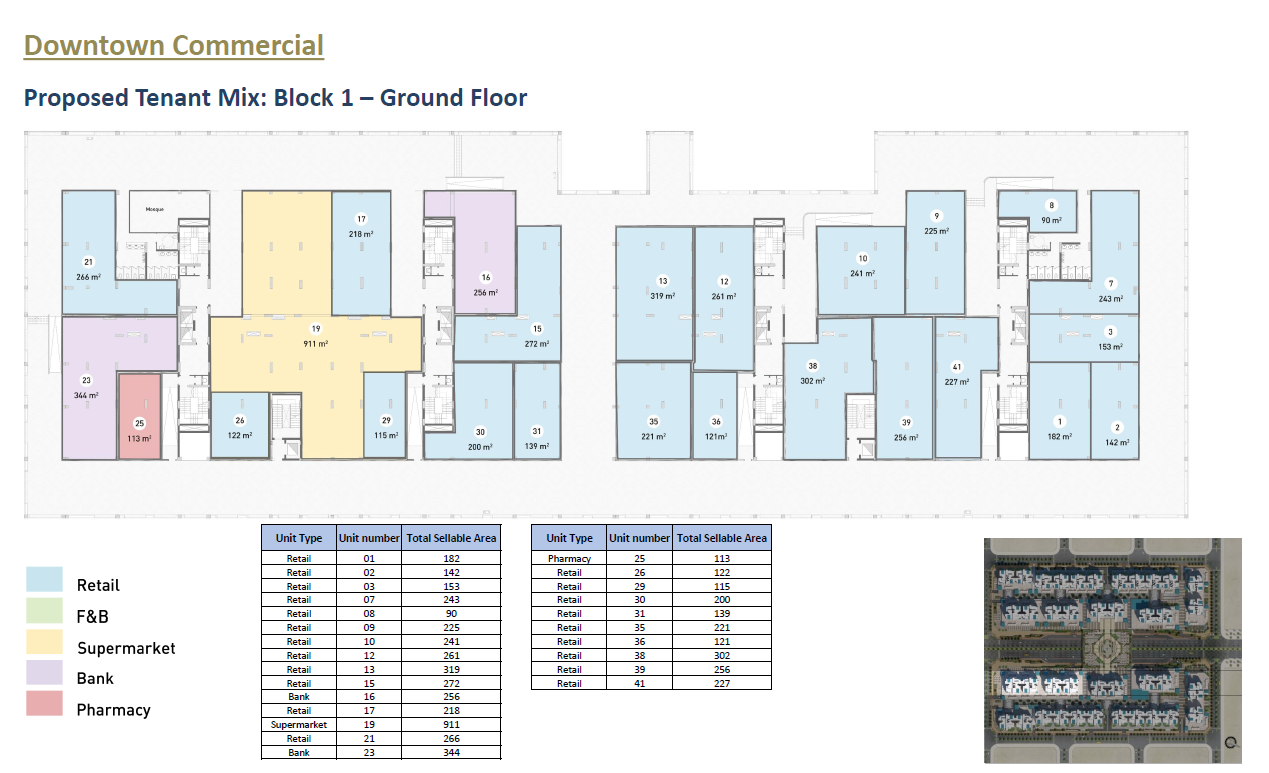 Downtown New Alamein floor plan