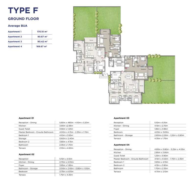 Floor Plan - كمبوند بالم باركس 6 اكتوبر بالم هيلز - Palm Park Compound 6 October