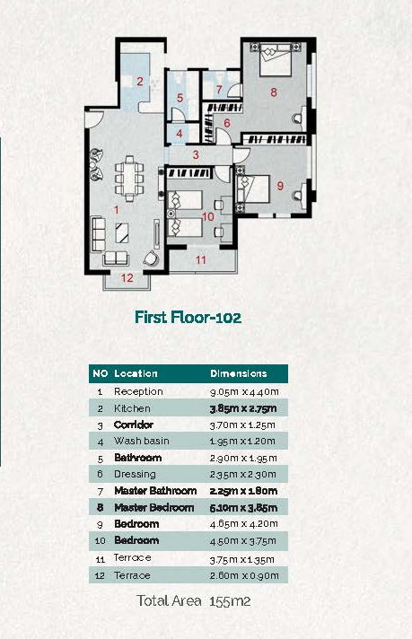Plan 3 - La Verde New Capital Compound