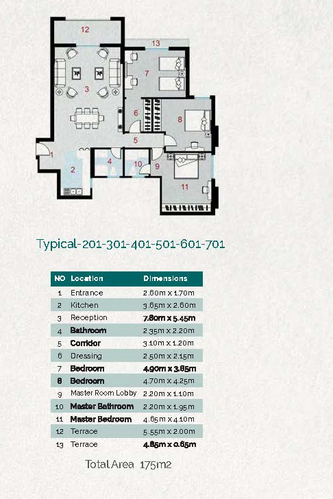 Floor Plan - La Verde New Capital Compound