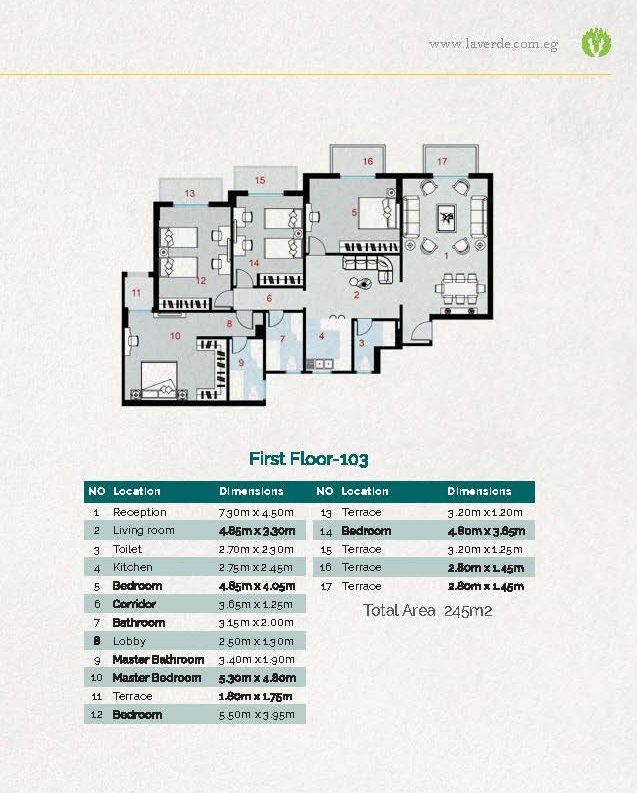 Floor Plan - La Verde New Capital Compound
