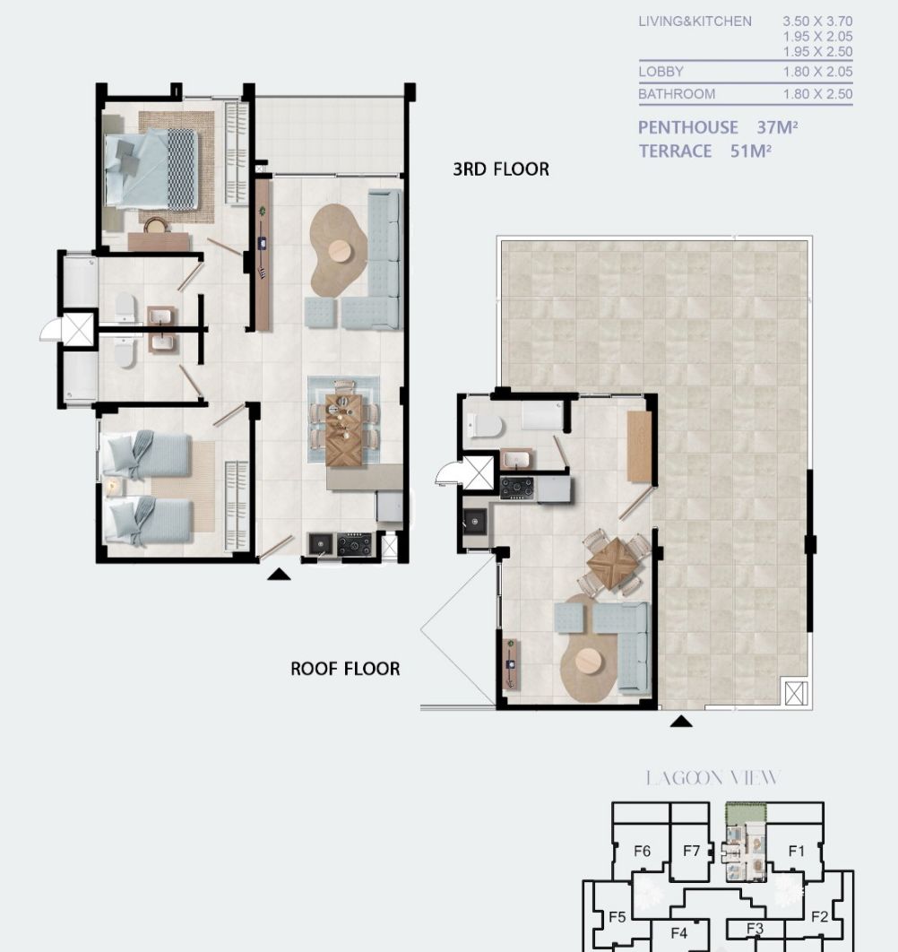 Floor Plan - زهرة الساحل الشمالي معمار المرشدي - Zahra North Coast