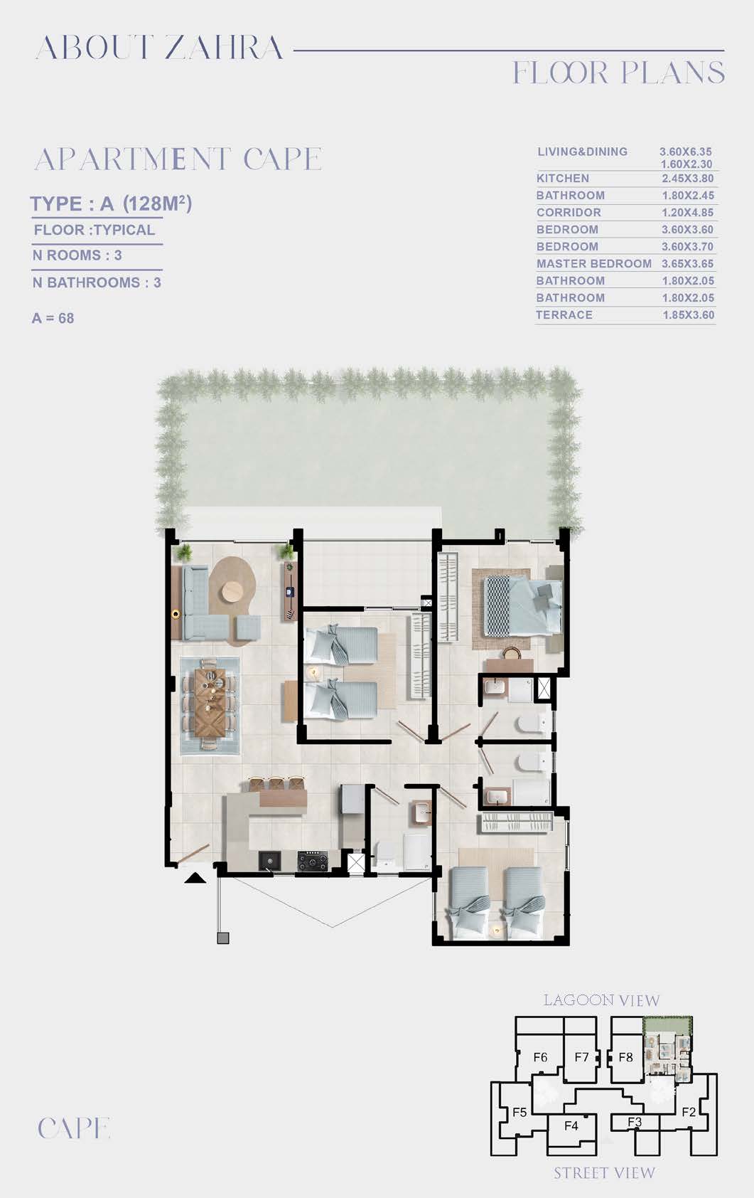 Floor Plan - Zahra North Coast Memaar El Morshedy