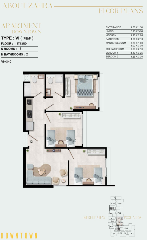 Floor Plan - Zahra North Coast Memaar El Morshedy