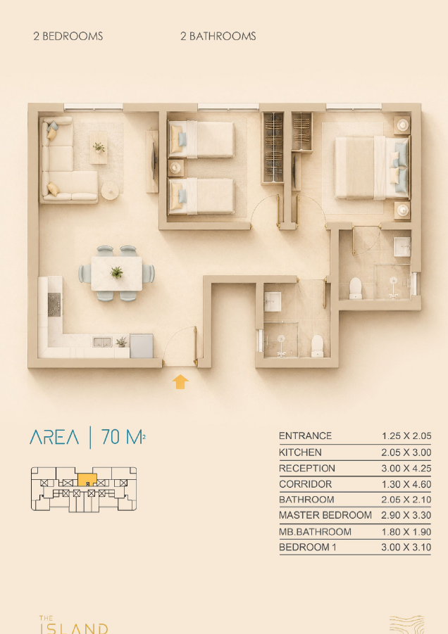 Floor Plan - زهرة الساحل الشمالي معمار المرشدي - Zahra North Coast