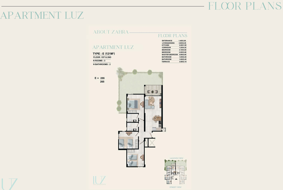 Floor Plan - زهرة الساحل الشمالي معمار المرشدي - Zahra North Coast