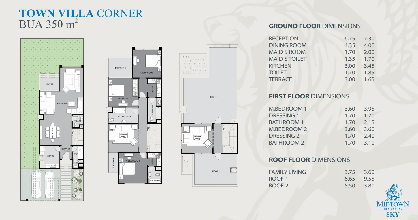 Twinhouse - Midtown Sky Mall New Capital Better Home