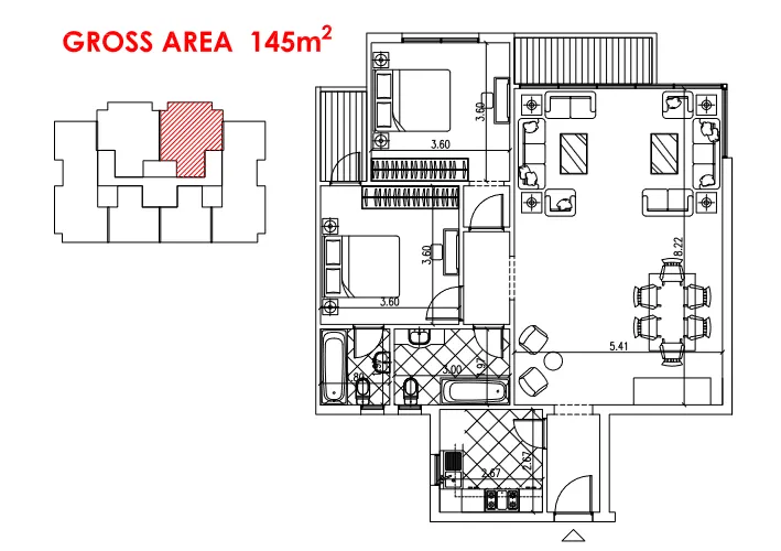 Apartment - Midtown Sky Mall New Capital Better Home