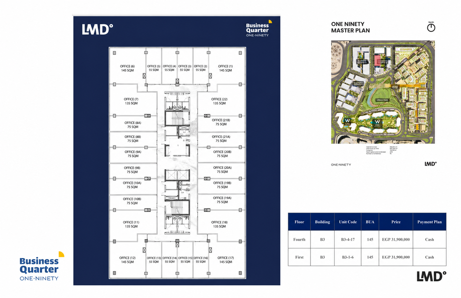 Plan 6 - OneMall One 90 New Cairo Landmark Sabbour
