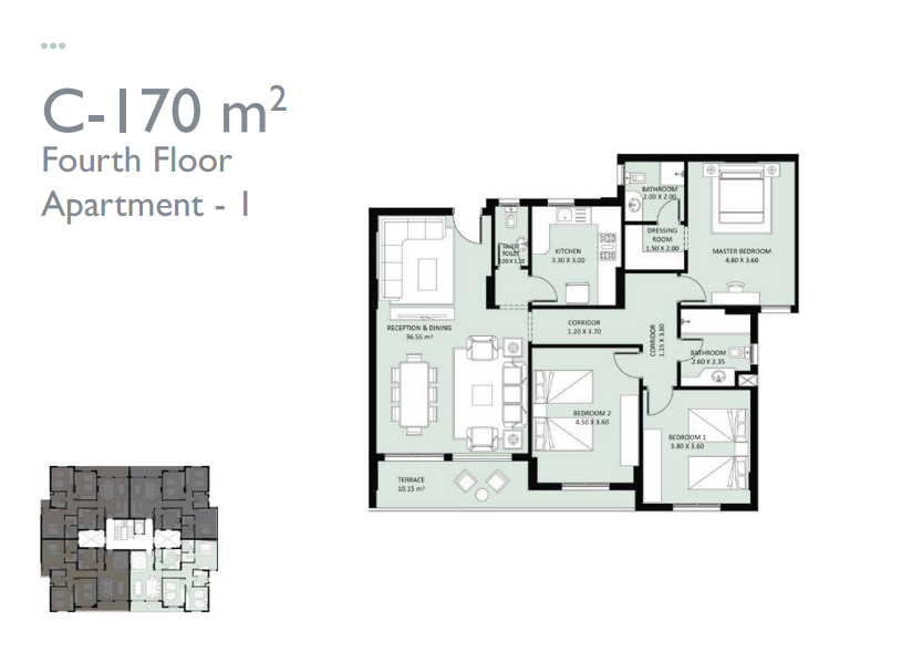 Floor Plan - كمبوند جايد التجمع الخامس سيكون العقارية - Jayd New Cairo Compound