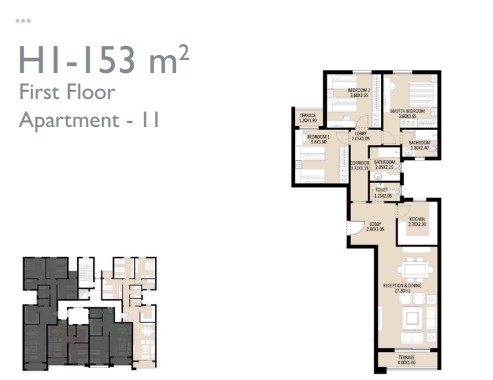 Floor Plan - كمبوند جايد التجمع الخامس سيكون العقارية - Jayd New Cairo Compound