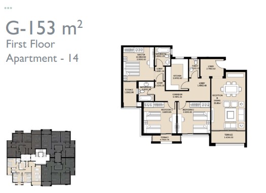 Floor Plan - كمبوند جايد التجمع الخامس سيكون العقارية - Jayd New Cairo Compound