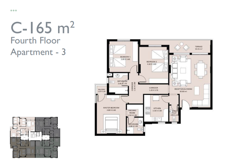 Floor Plan - كمبوند جايد التجمع الخامس سيكون العقارية - Jayd New Cairo Compound