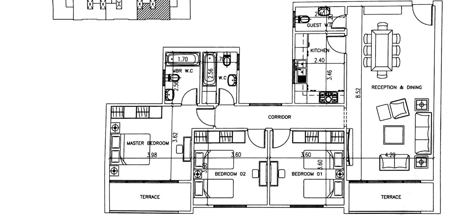 Apartment - Midtown Condo New Capital Mall Better Home