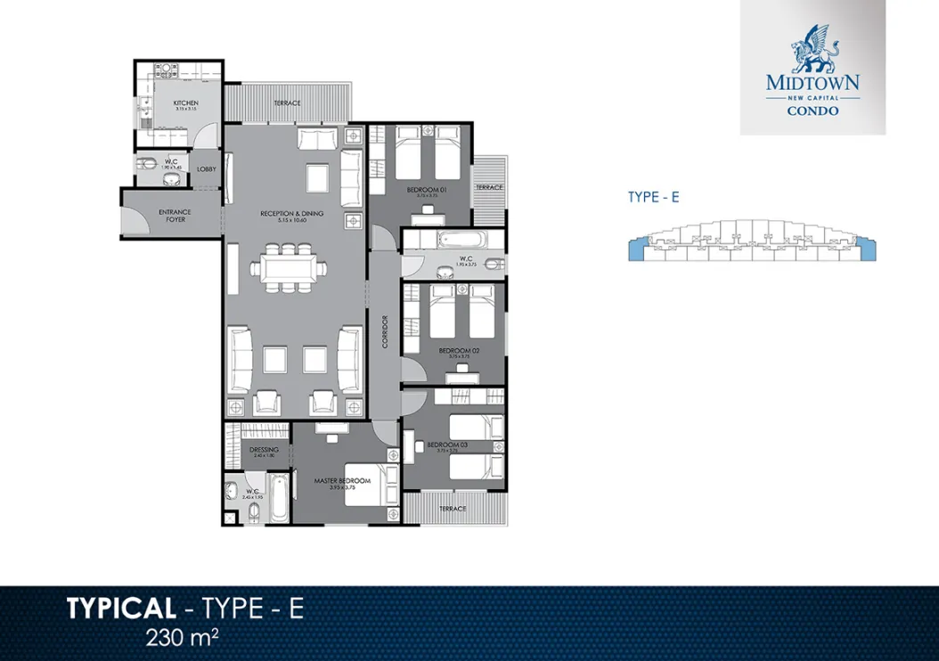 Apartment - Midtown Condo New Capital Mall Better Home